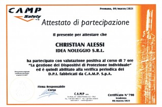 ATTESTATO DPI